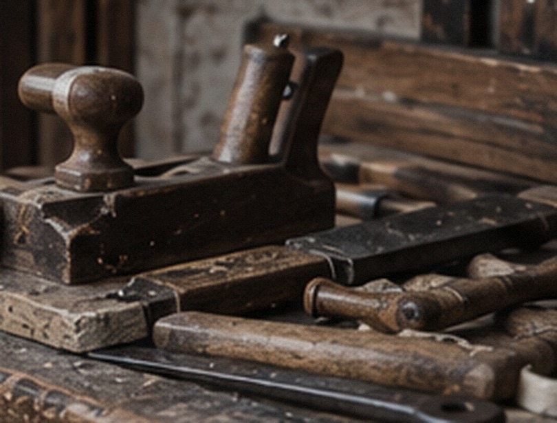 Illustrative historic toolbench